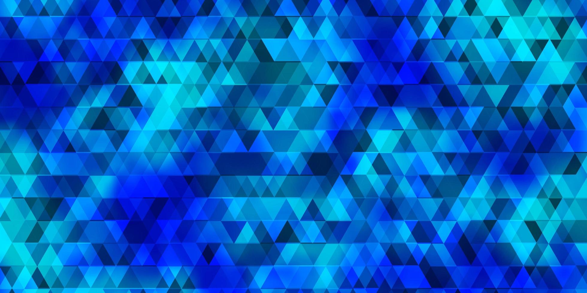 Light BLUE vector backdrop with lines triangles