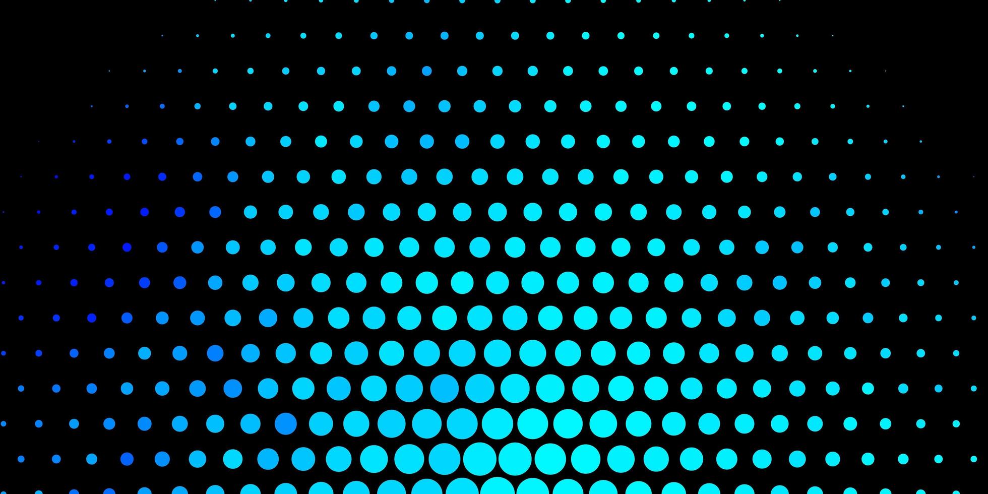Dark BLUE vector background with spots Colorful illustration with gradient dots in nature style Pattern for booklets leaflets