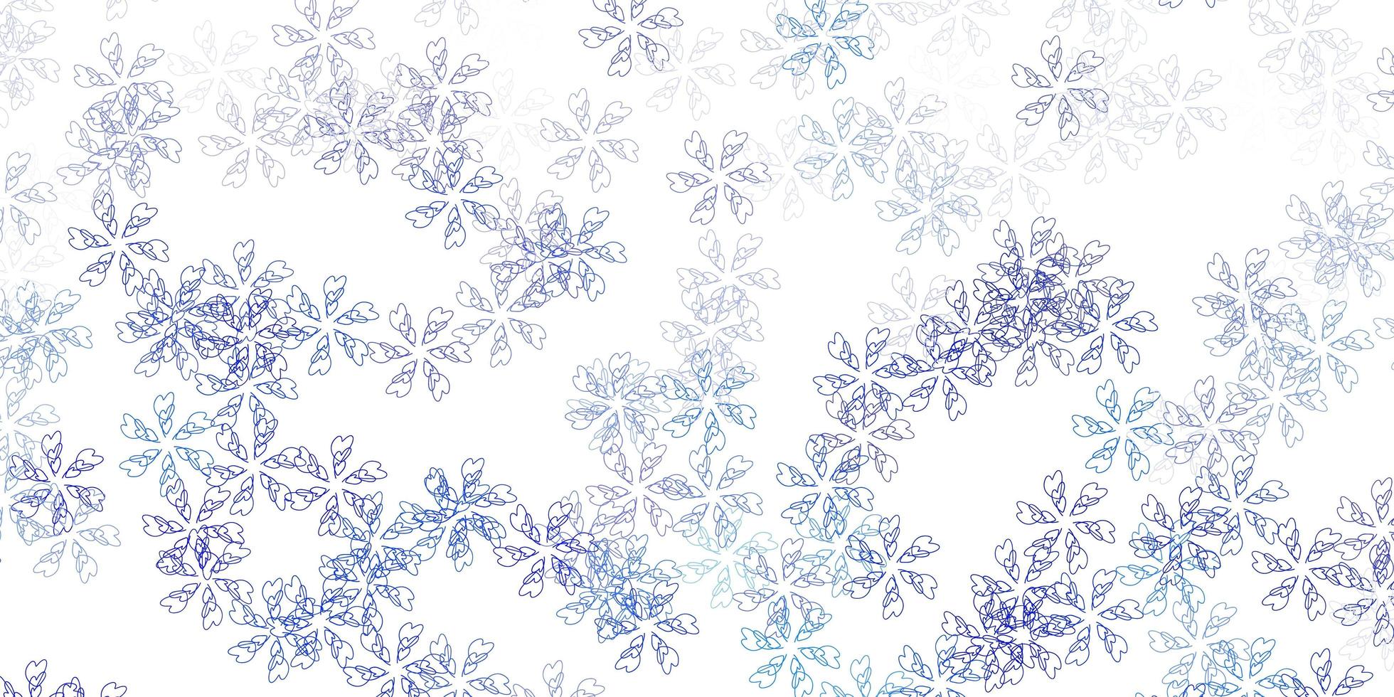 Light blue vector abstract layout with leaves