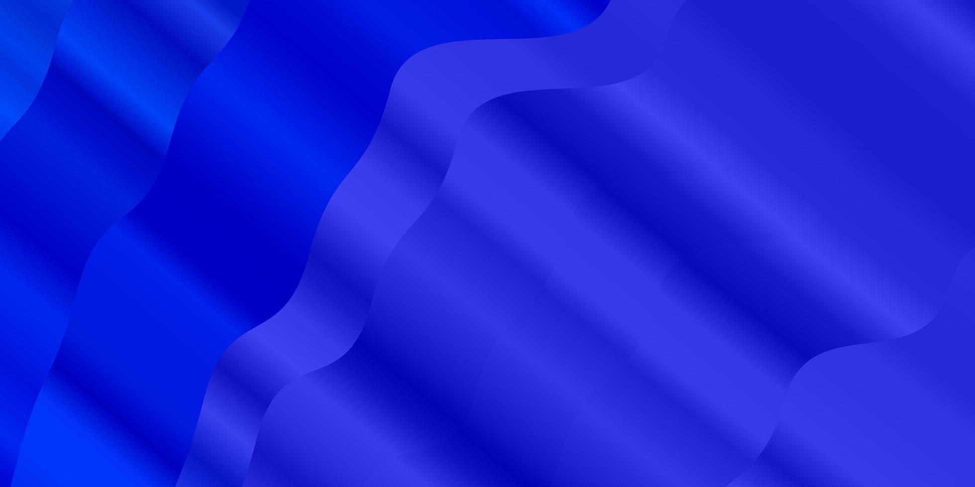 plantilla de vector azul claro con curvas muestra brillante con coloridas líneas dobladas plantilla de formas para teléfonos móviles