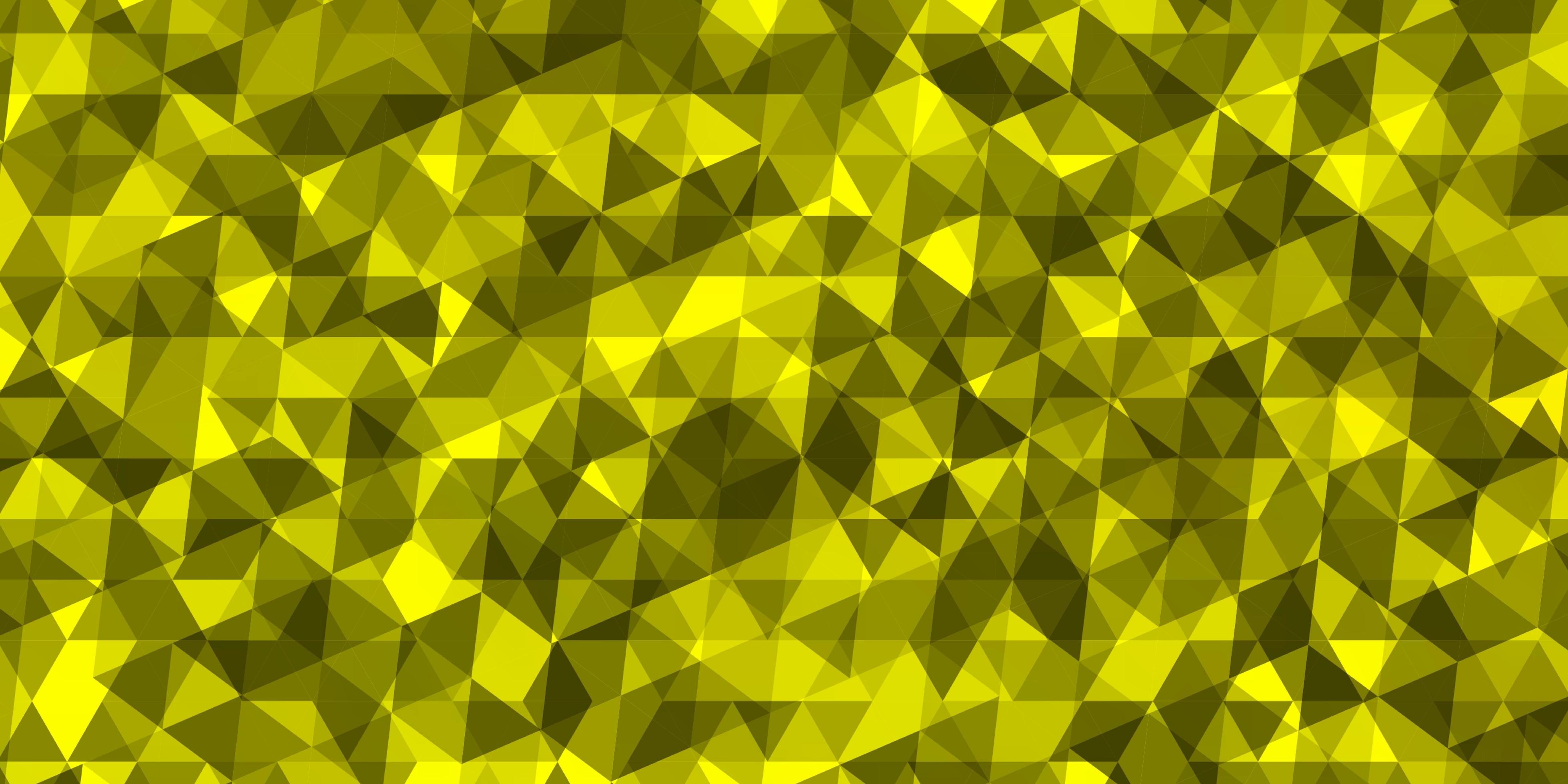 Light Yellow vector pattern with polygonal style 2538399 Vector Art at