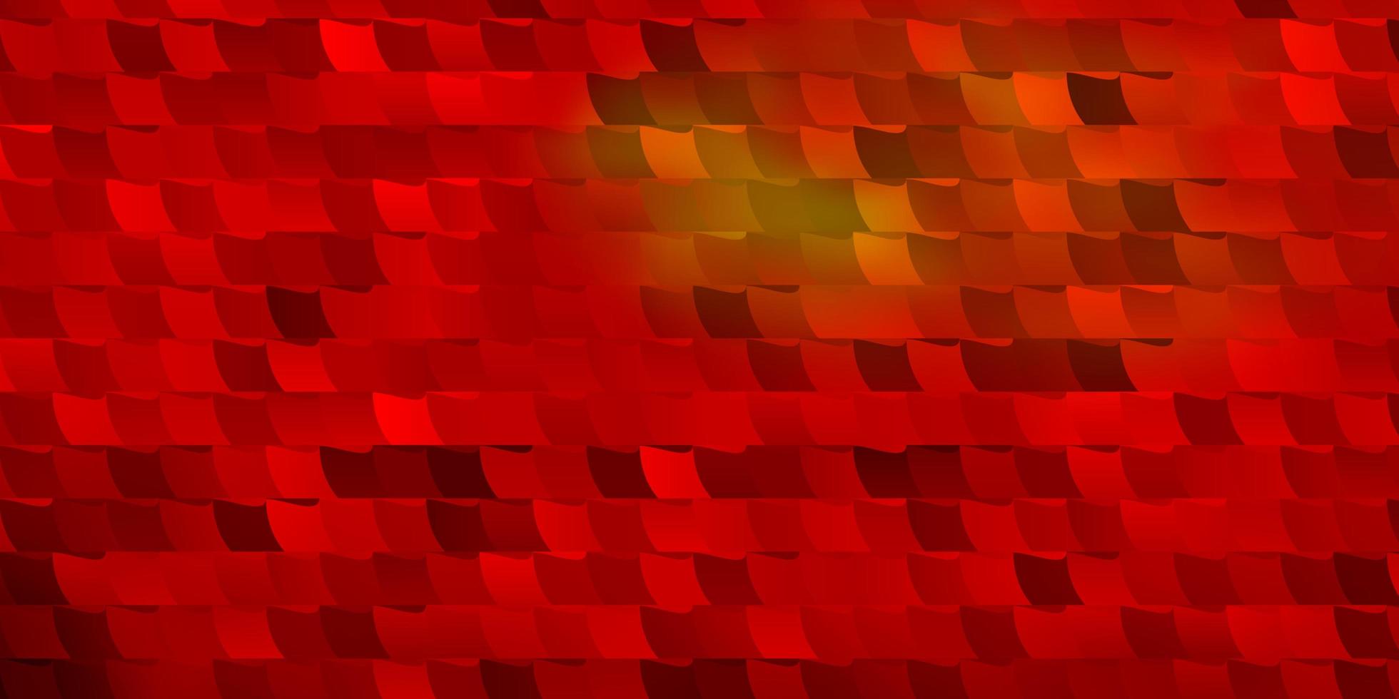 Dark Red Yellow vector layout with lines rectangles