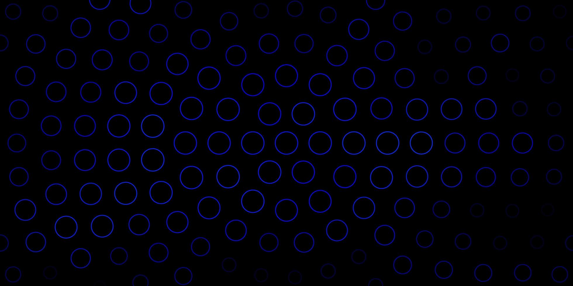 Dark BLUE vector template with circles Abstract illustration with colorful spots in nature style Pattern for websites landing pages