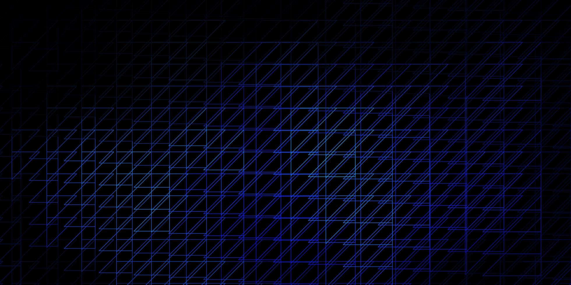 Dark BLUE vector backdrop with lines Geometric abstract illustration with blurred lines Best design for your posters banners