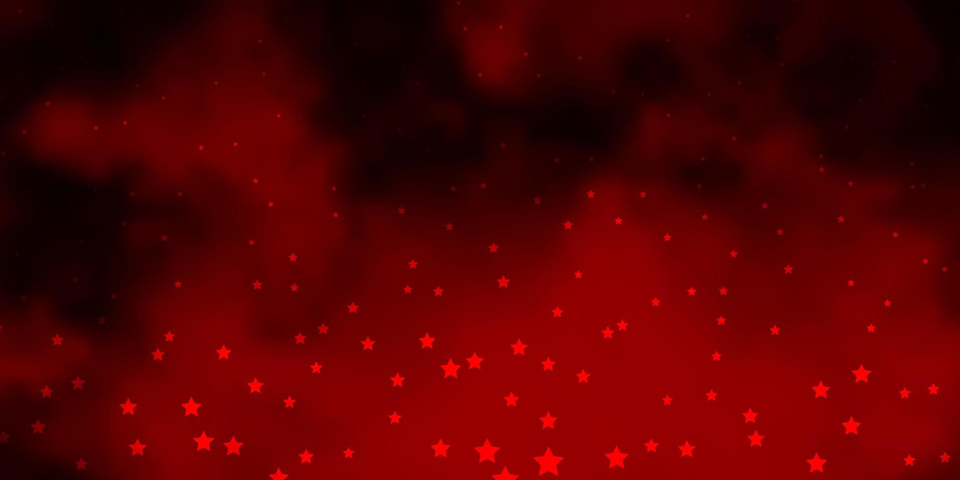 textura de vector rojo oscuro con hermosas estrellas ilustración abstracta geométrica moderna con diseño de estrellas para la promoción de su negocio