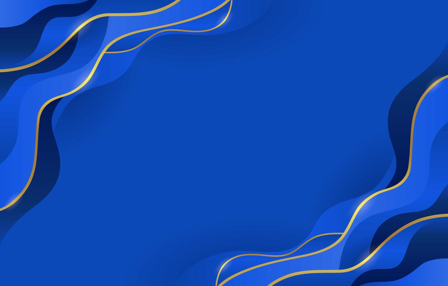 Abstract Blue and Gold Background vector
