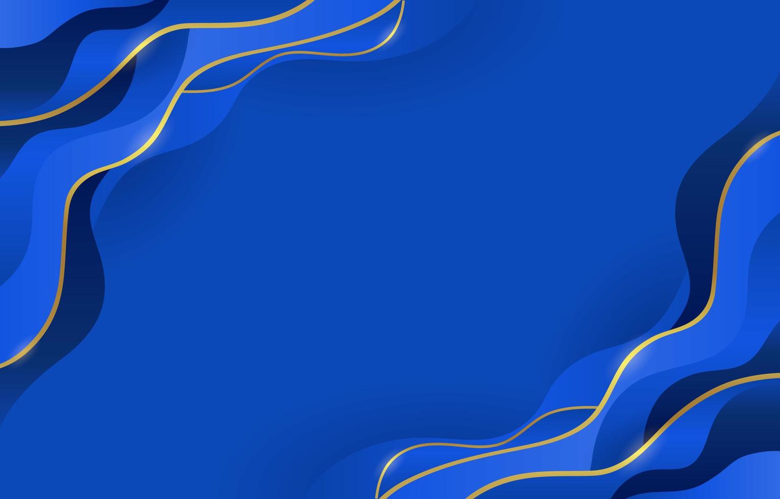 Abstract Blue and Gold Background vector