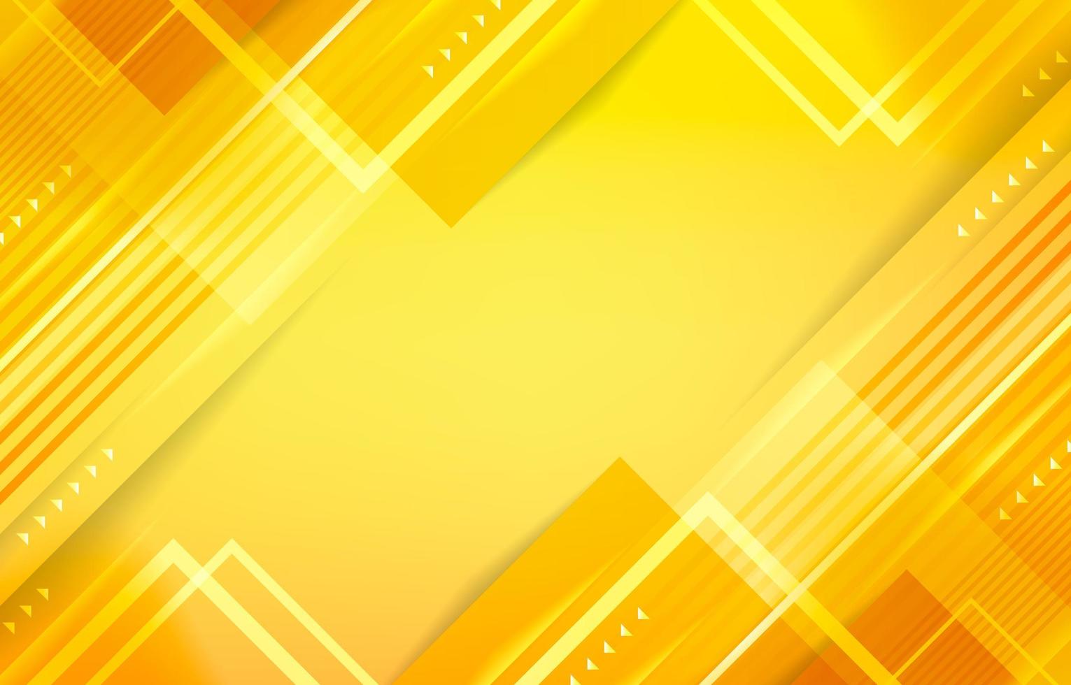 fondo amarillo geométrico abstracto vector