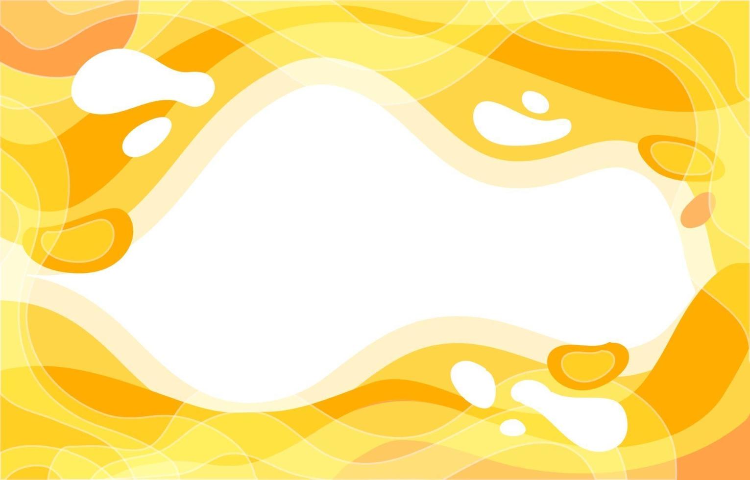 Yellow Blob Background vector