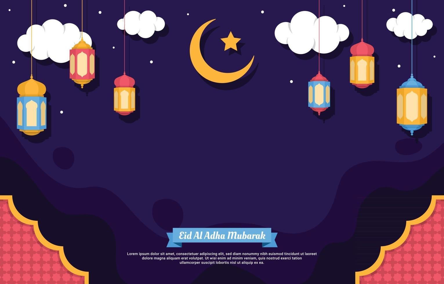 Eid Al Adha Background vector