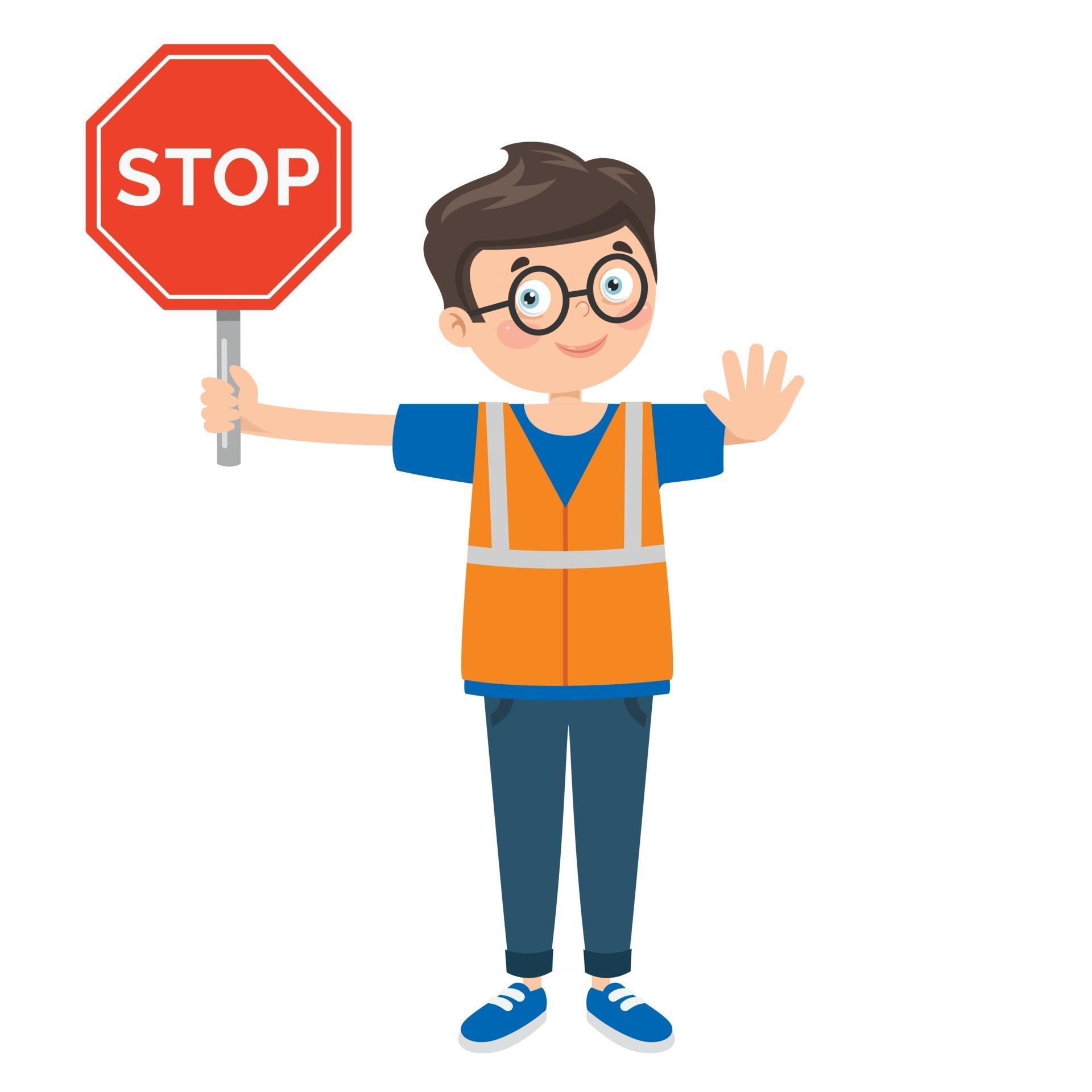 Traffic Concept With Cartoon Characters 2538932 Vector Art at Vecteezy