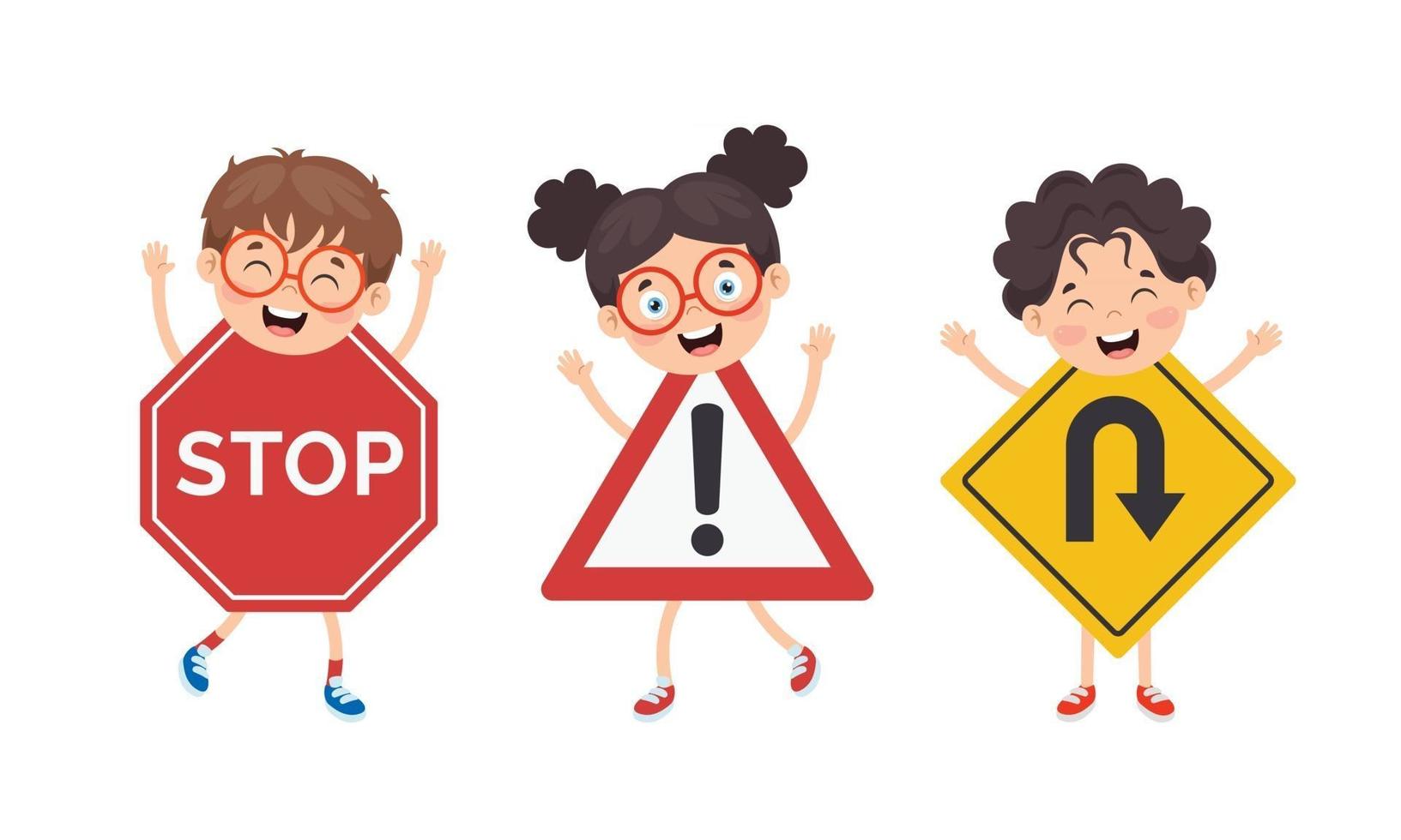 Traffic Concept Drawing vector