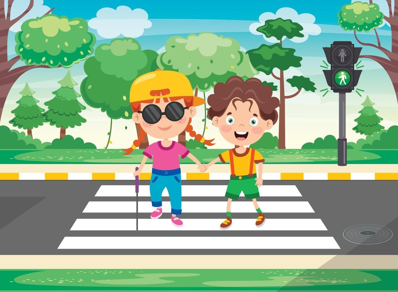 Traffic Concept Drawing vector