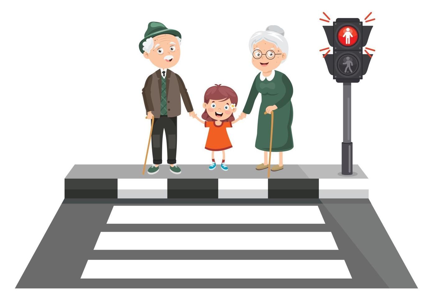 Traffic Concept Drawing vector