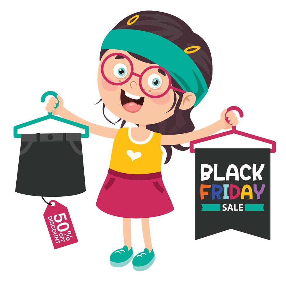 Concept Of Black Friday vector