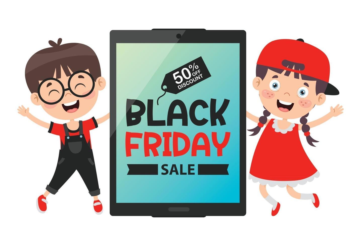 Concept Of Black Friday vector