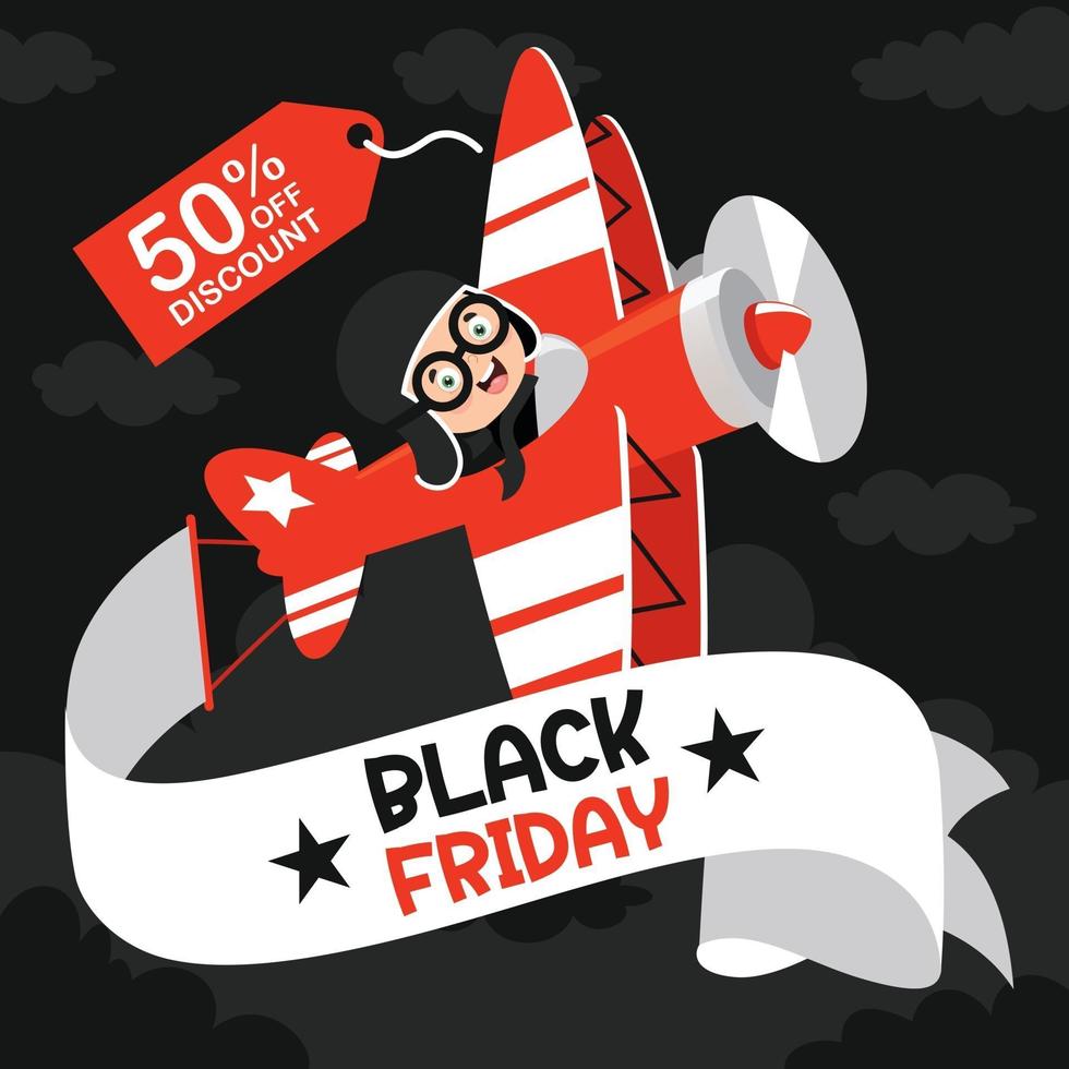 Concept Of Black Friday vector