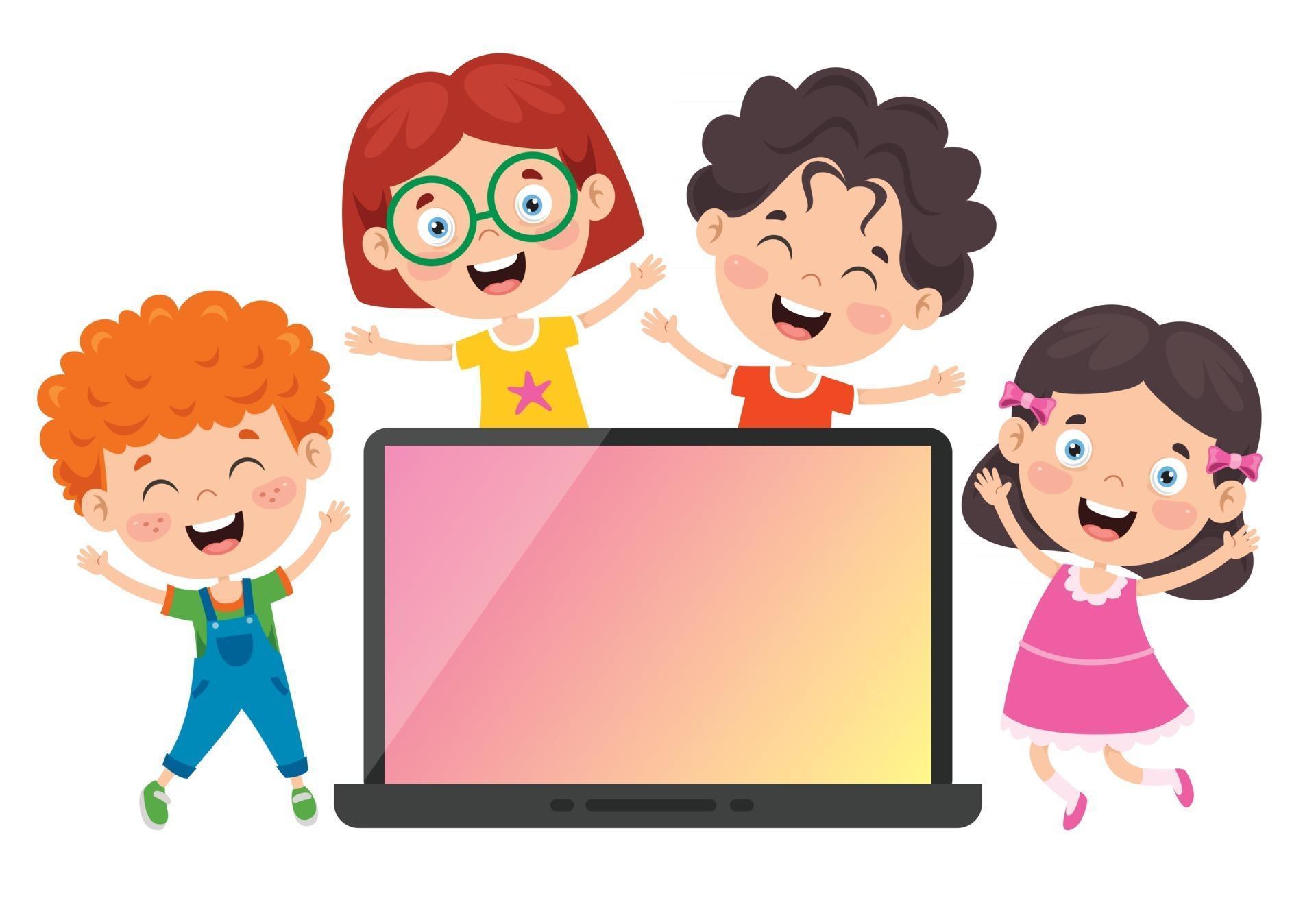 Concept Of Using Digital Devices 2539433 Vector Art at Vecteezy