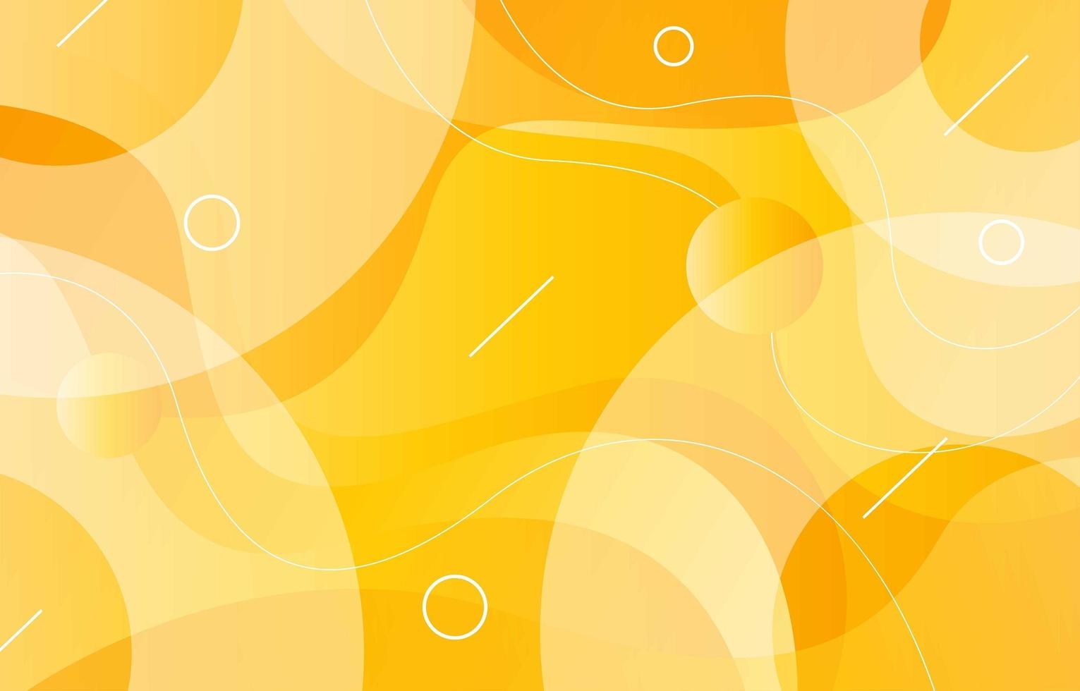 Yellow Fluid Gradient Background vector