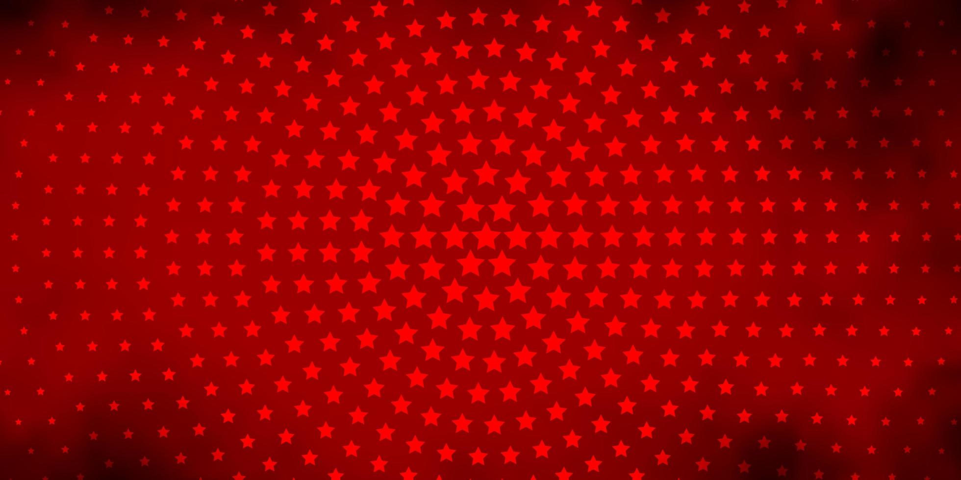 Dark Red vector pattern with abstract stars Colorful illustration with abstract gradient stars Theme for cell phones