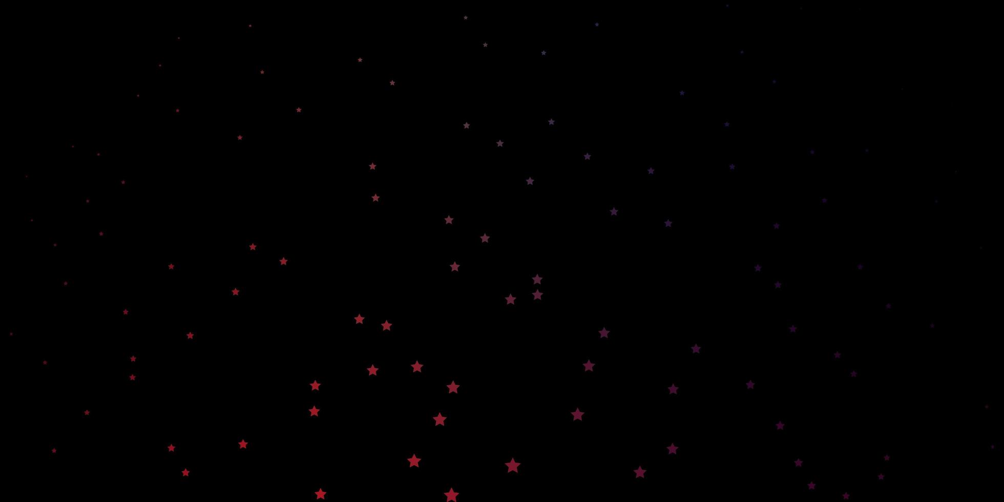 Dark Pink Red vector layout with bright stars Modern geometric abstract illustration with stars Pattern for websites landing pages