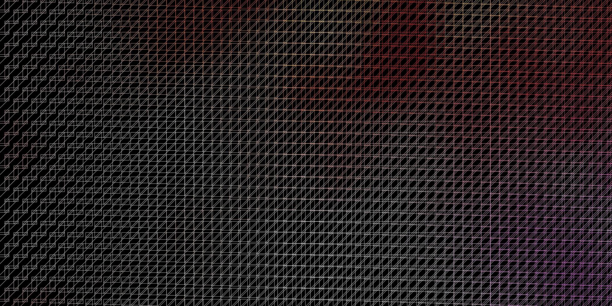 Dark Pink Yellow vector pattern with lines Colorful gradient illustration with abstract flat lines Pattern for ads commercials