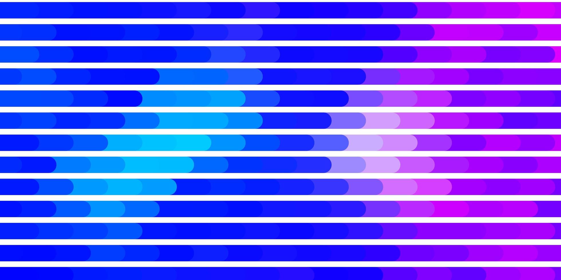 Plantilla de vector azul rosa claro con líneas líneas repetidas sobre fondo abstracto con patrón degradado para páginas de destino de sitios web