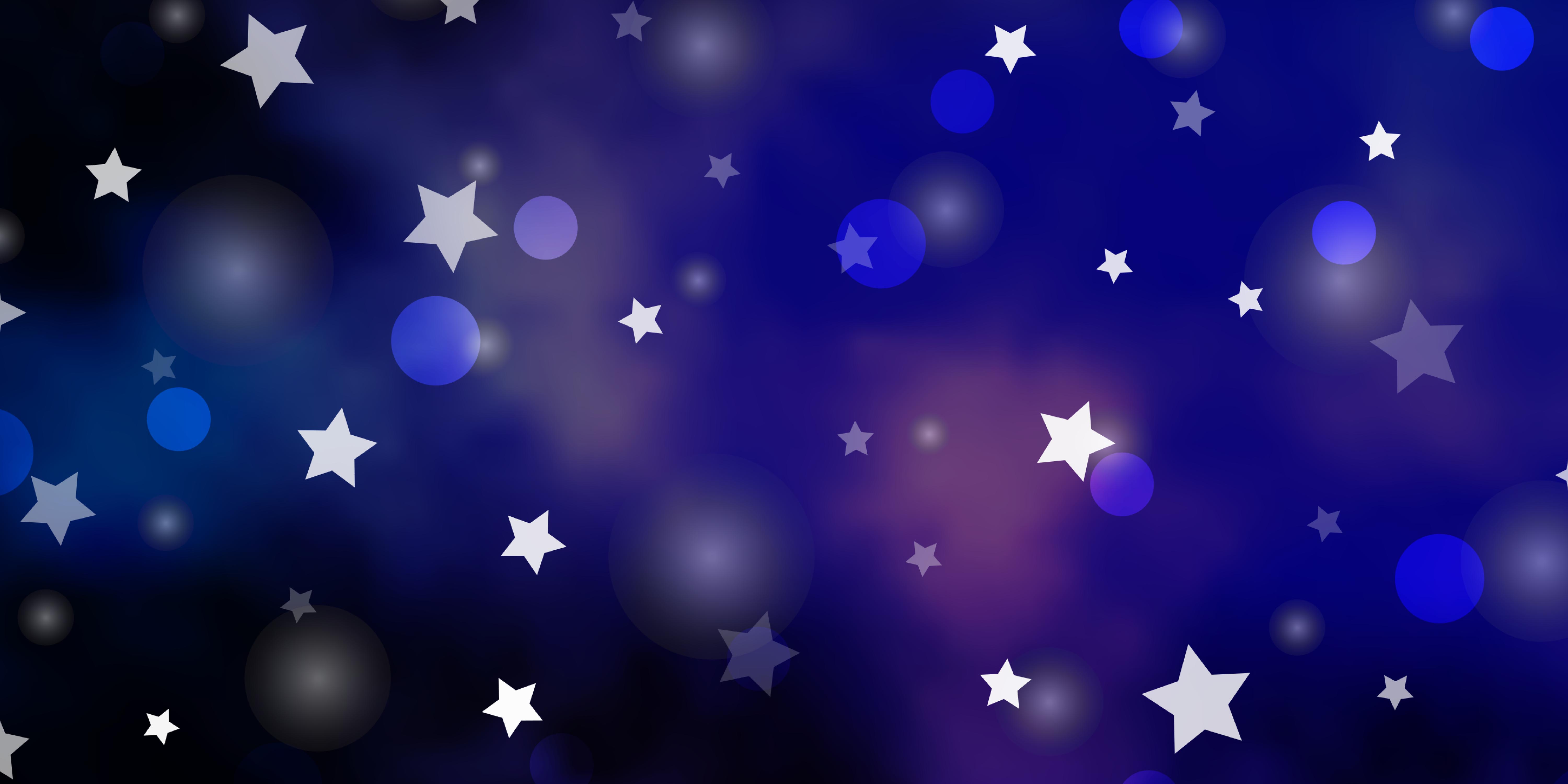 Dark Pink Blue Vector Texture With Circles Stars Colorful Disks Stars On Simple Gradient Background Design For Wallpaper Fabric Makers 2540005 Vector Art At Vecteezy
