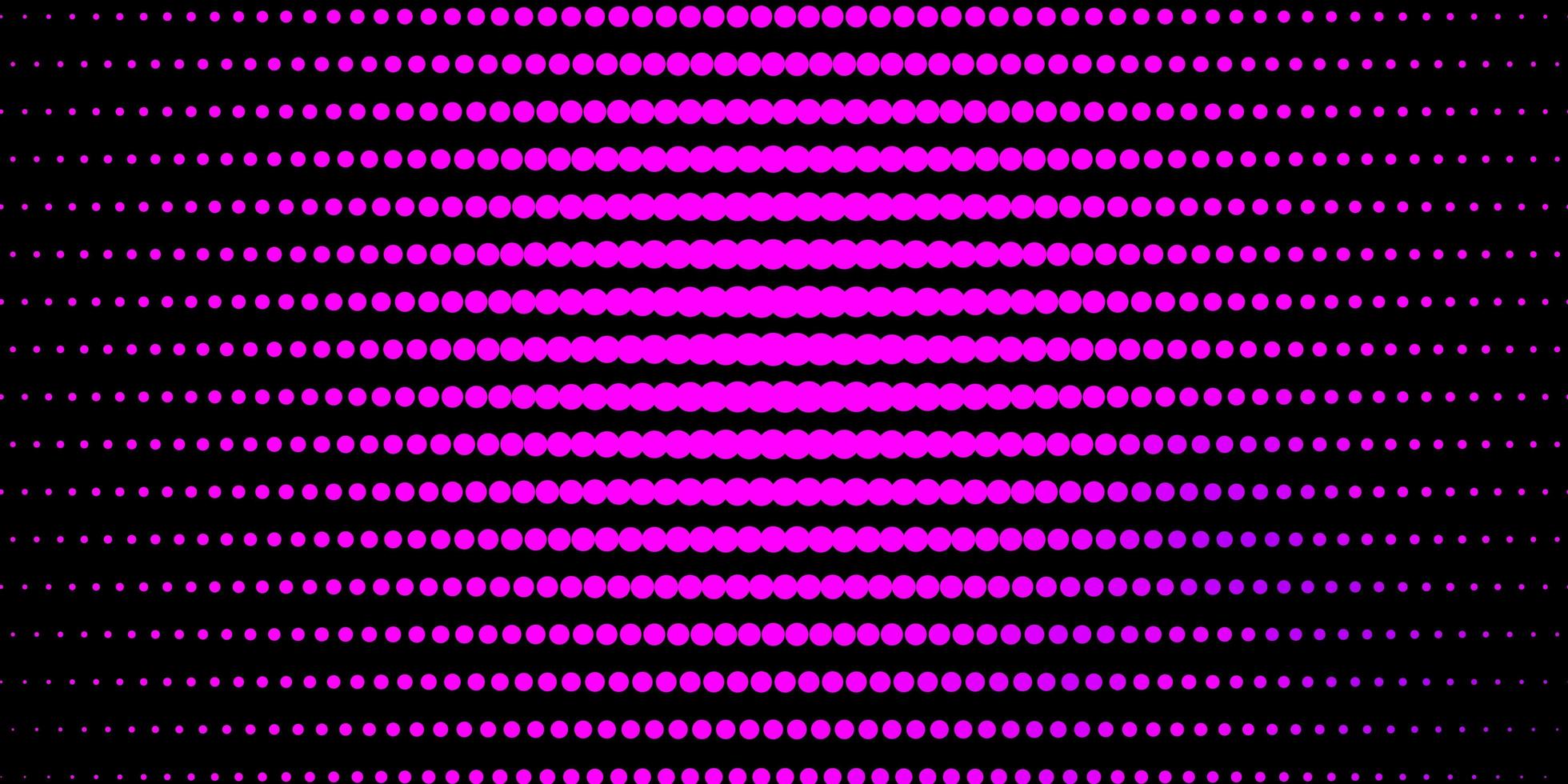 Dark Pink vector pattern with spheres Colorful illustration with gradient dots in nature style New template for a brand book