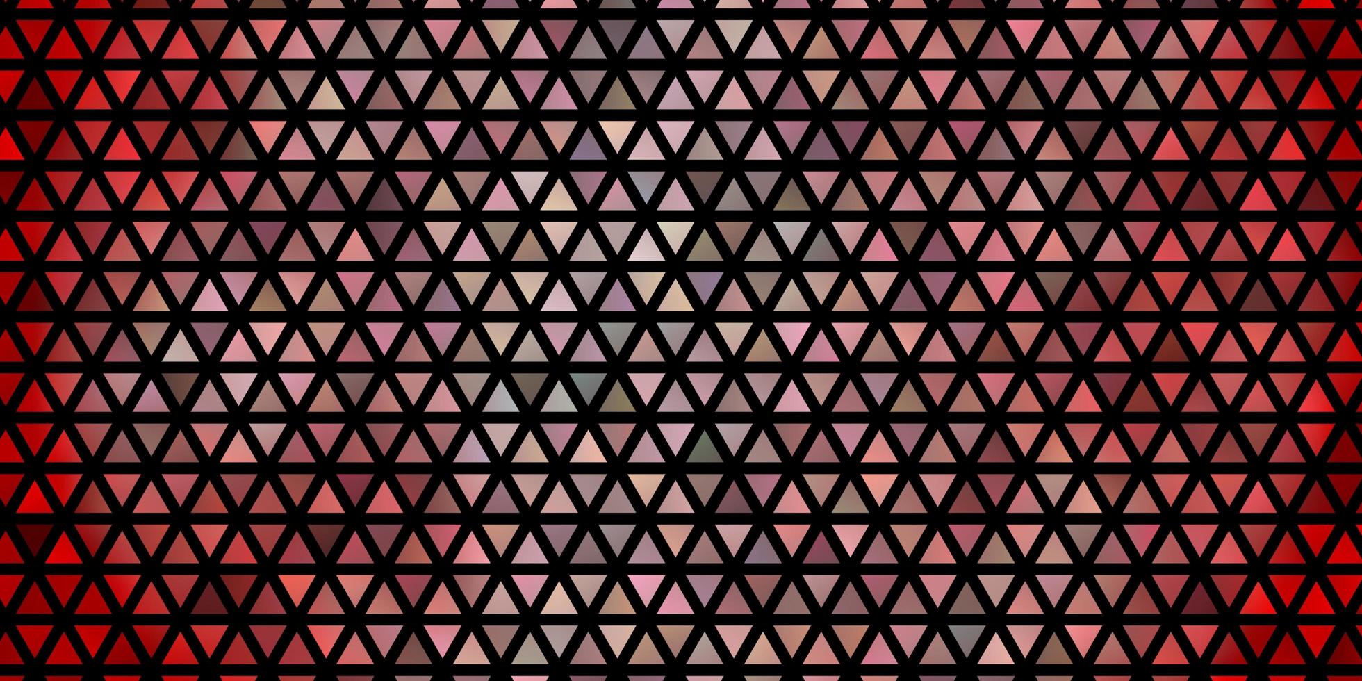 Light Orange vector backdrop with lines triangles