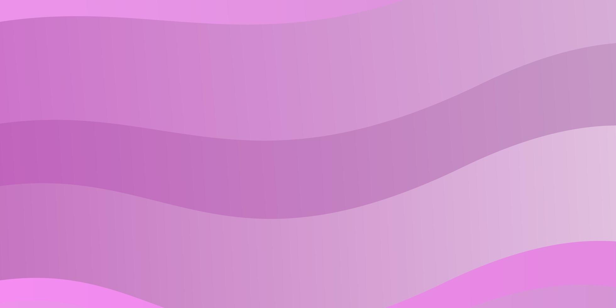 Light Pink vector template with curves Abstract illustration with gradient bows Best design for your posters banners