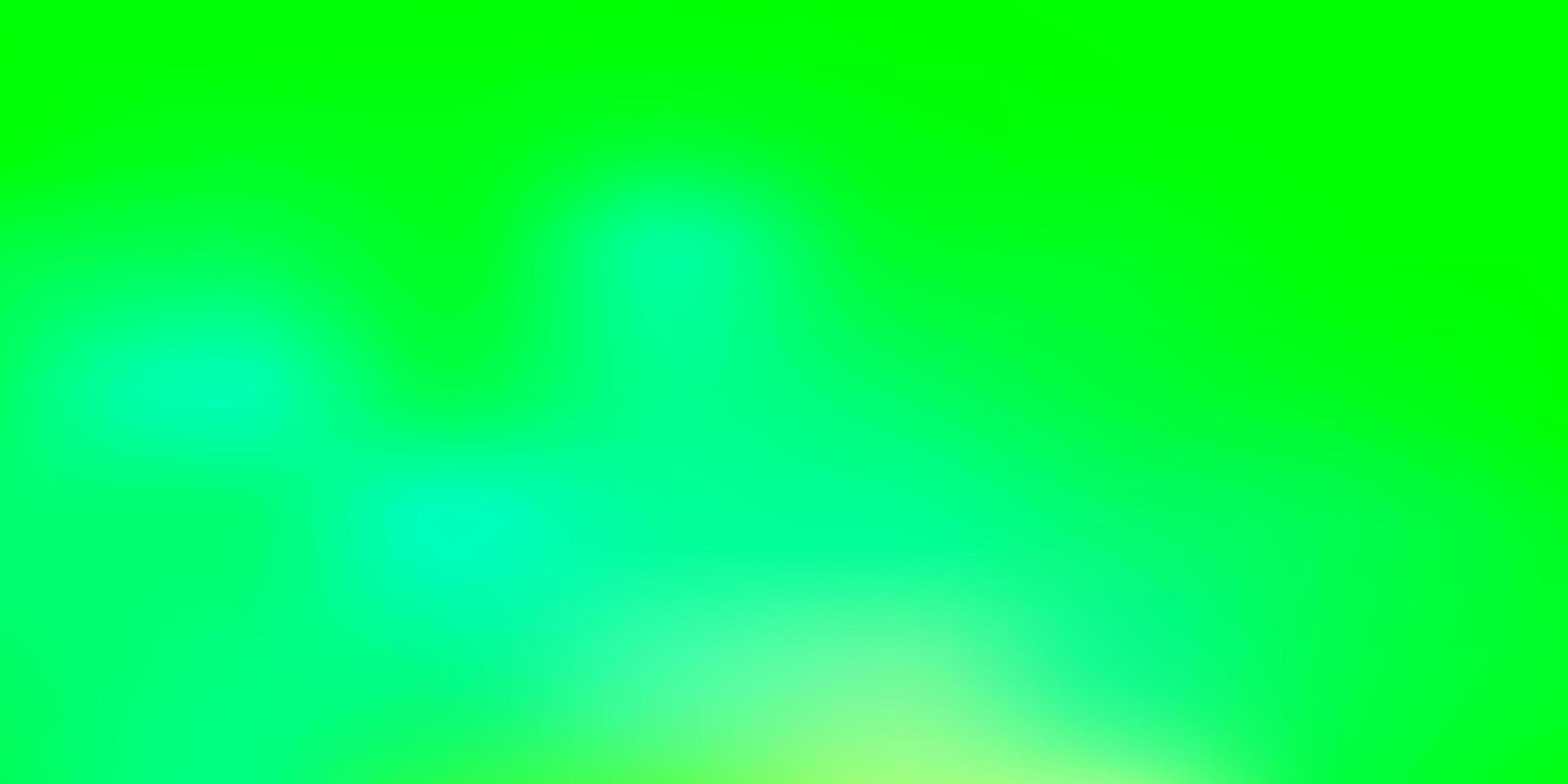 Light green vector abstract blur drawing