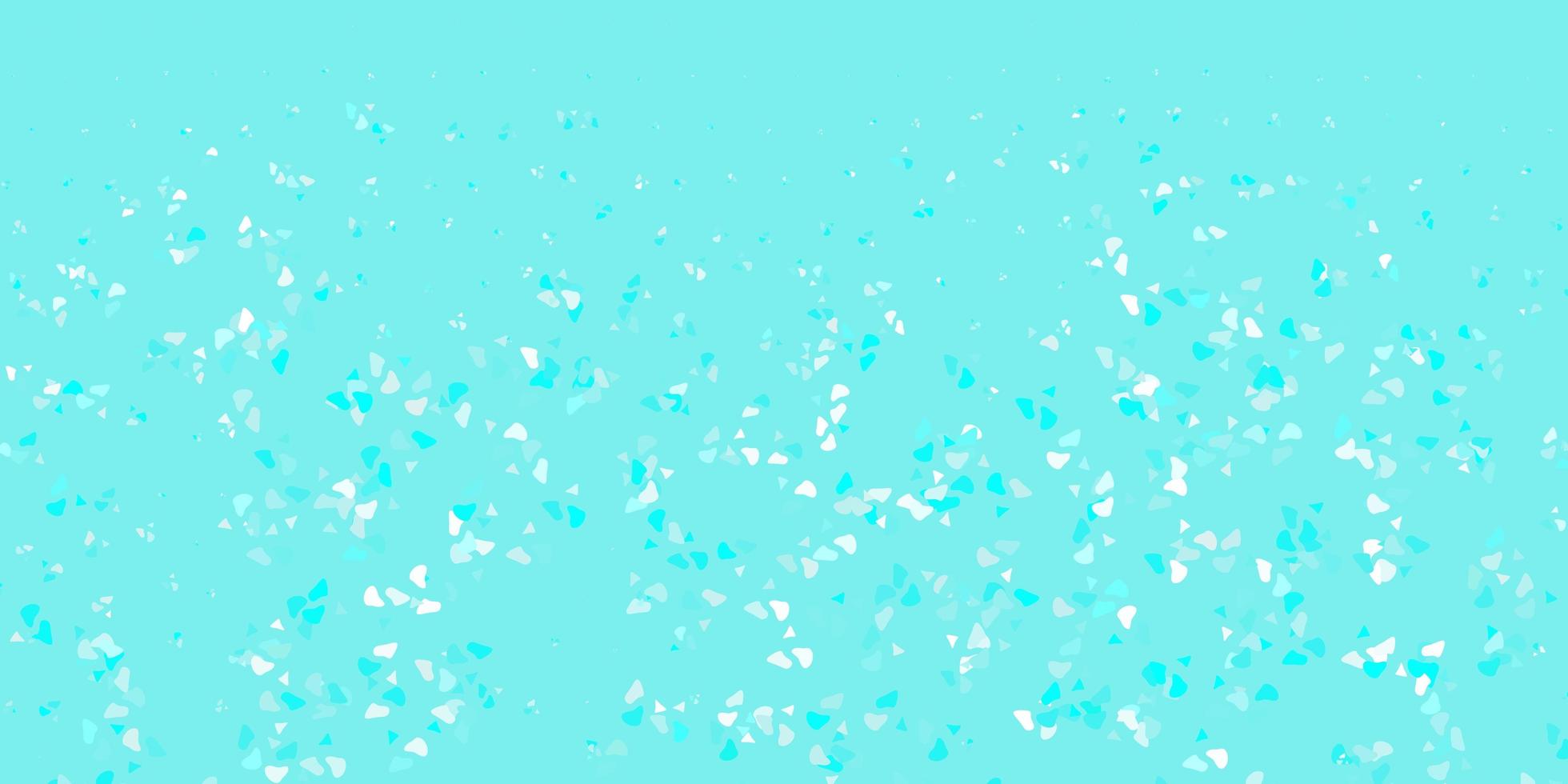 Light blue green vector background with random forms