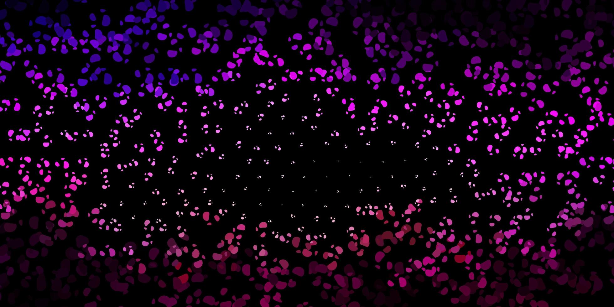 Dark purple pink vector pattern with abstract shapes