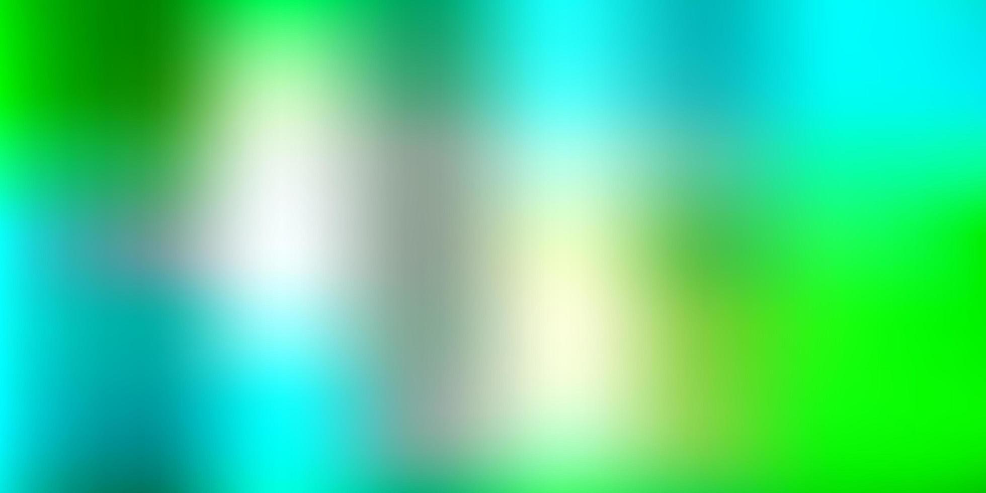 Light blue yellow vector gradient blur template