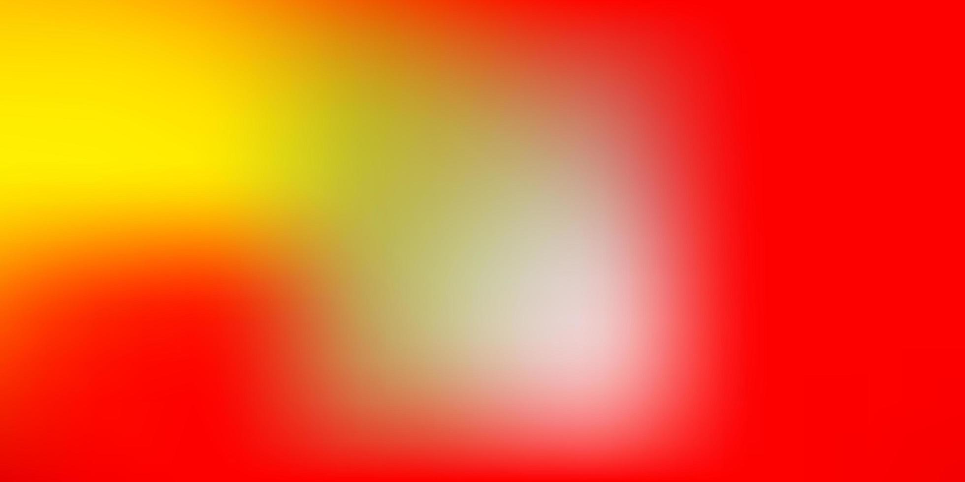 Light Red Yellow vector abstract blur layout