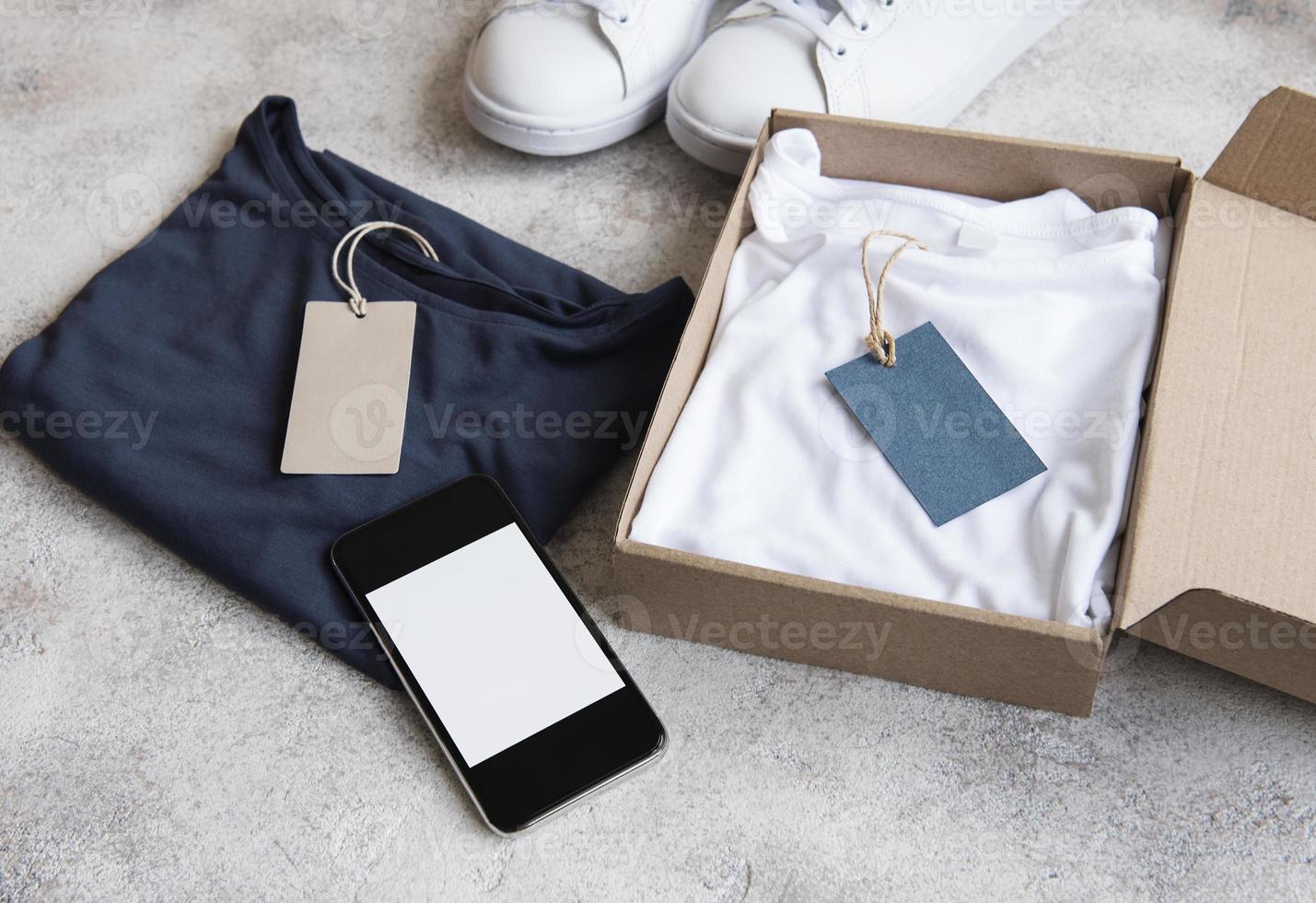 Clothes in an open cardboard box 2540648 Stock Photo at Vecteezy