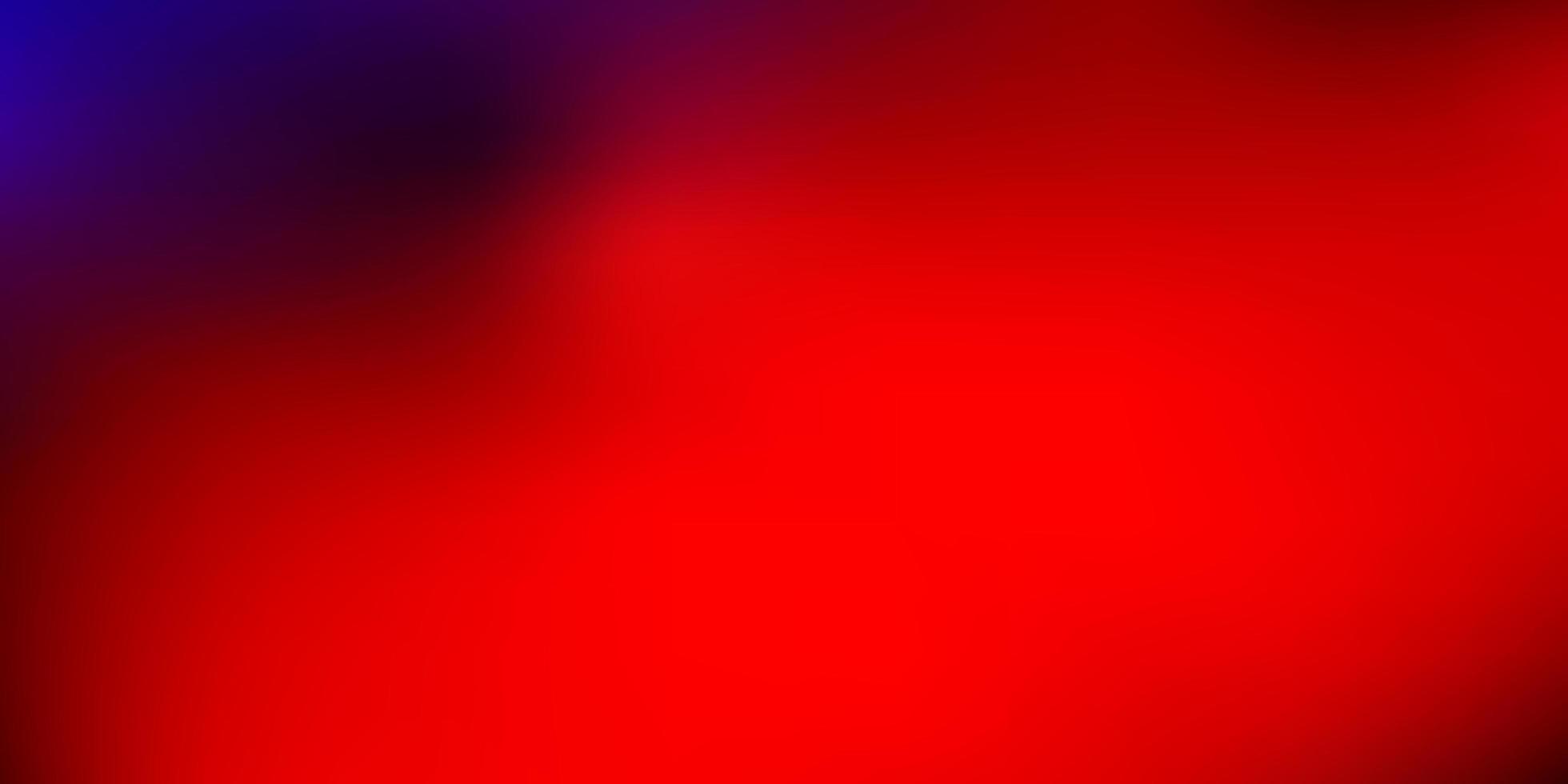 Dark blue red vector blurred template