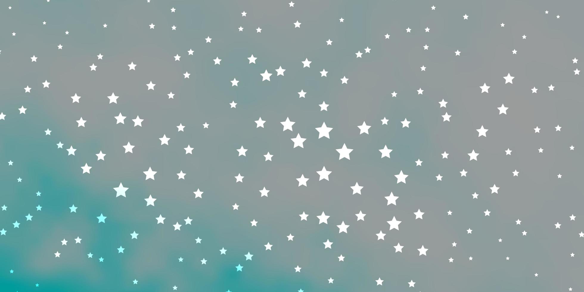 Dark BLUE vector template with neon stars Blur decorative design in simple style with stars Theme for cell phones