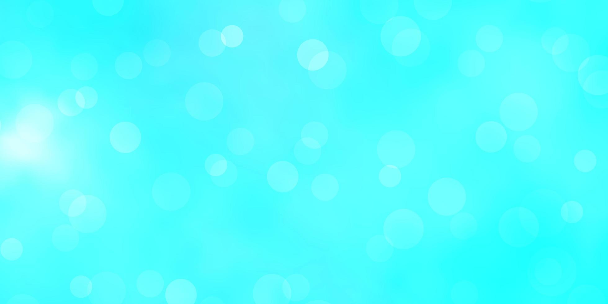 Light BLUE vector texture with disks Illustration with set of shining colorful abstract spheres Design for posters banners