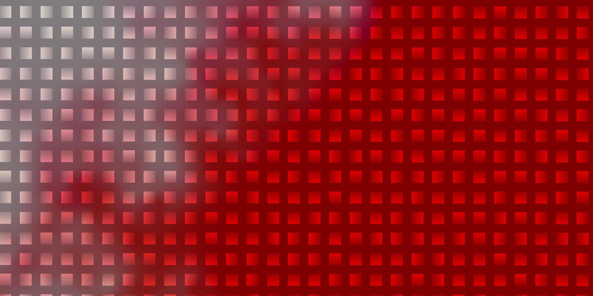 textura de vector rojo claro en estilo rectangular