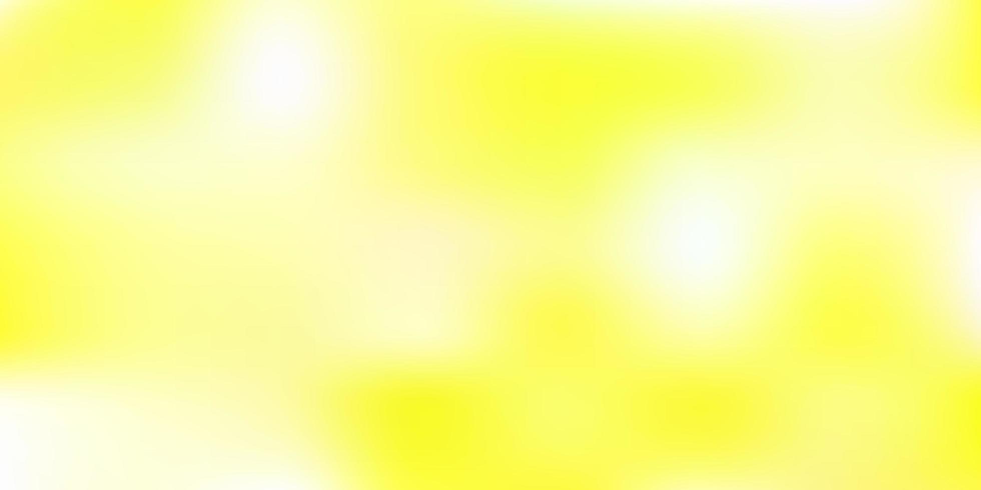 patrón de desenfoque de vector amarillo claro