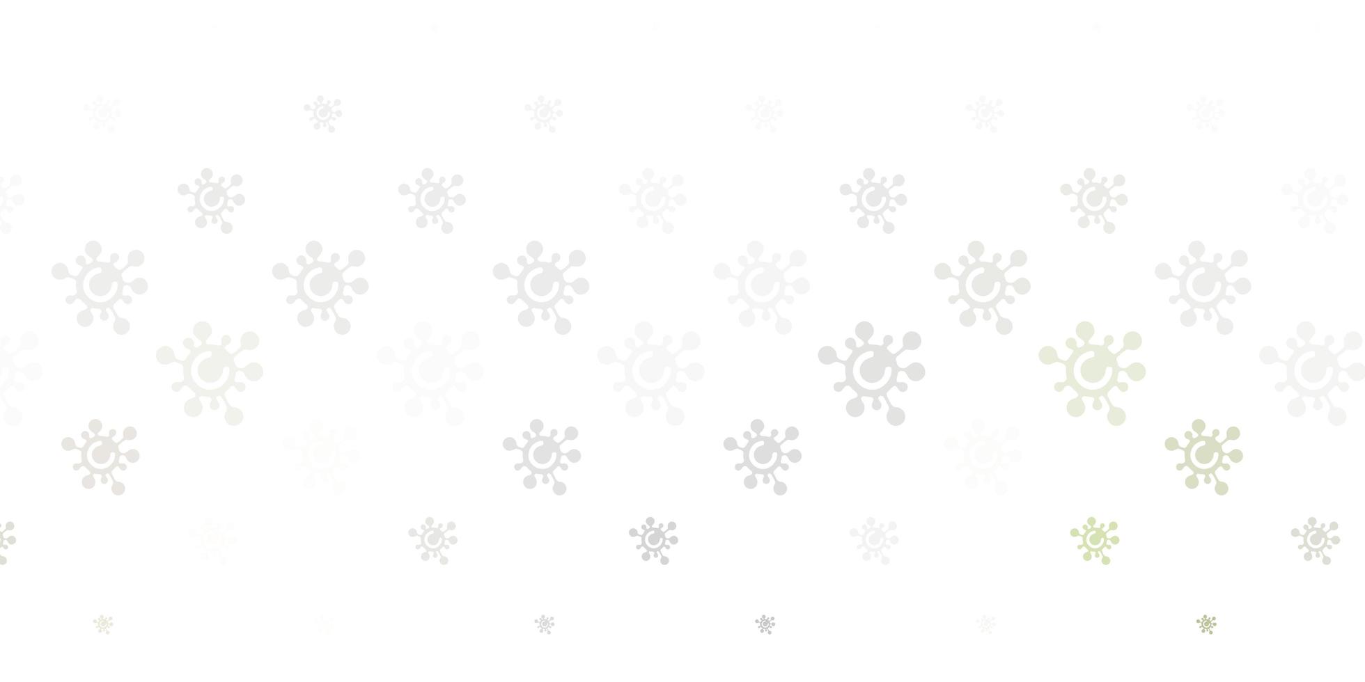 Light Gray vector backdrop with virus symbols