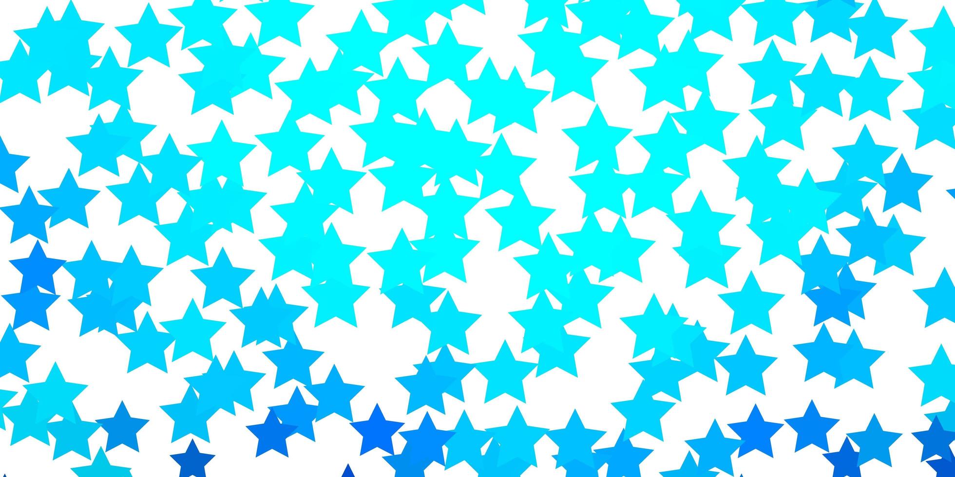 diseño de vector azul claro con estrellas brillantes ilustración colorida en estilo abstracto con diseño de estrellas de degradado para la promoción de su negocio