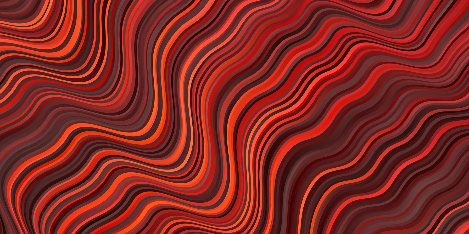 Plantilla de vector rojo oscuro con líneas torcidas Ilustración de degradado abstracto con plantilla de líneas torcidas para su diseño de interfaz de usuario