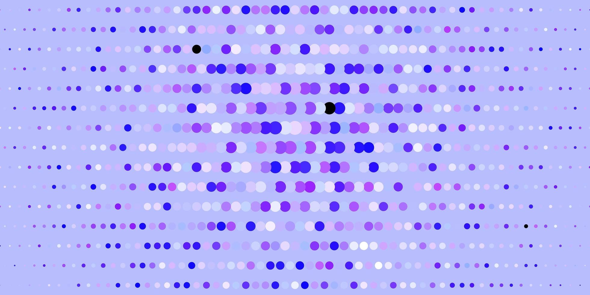 Telón de fondo de vector púrpura oscuro con puntos ilustración abstracta con manchas de colores en el diseño de estilo de la naturaleza para carteles, pancartas