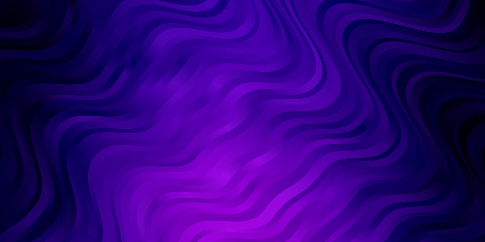 diseño de vector de color púrpura claro con ilustración abstracta de arco circular con plantilla de arcos degradados para teléfonos móviles