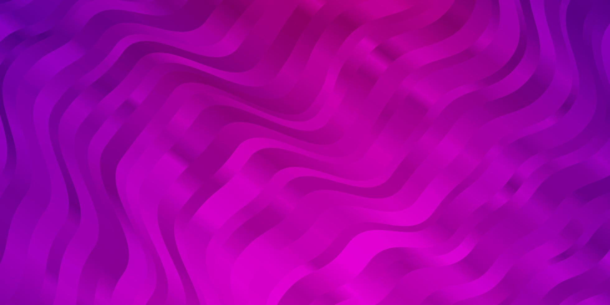 patrón de vector de color rosa claro con líneas muestra brillante con formas de líneas curvas de colores el mejor diseño para su banner de cartel publicitario