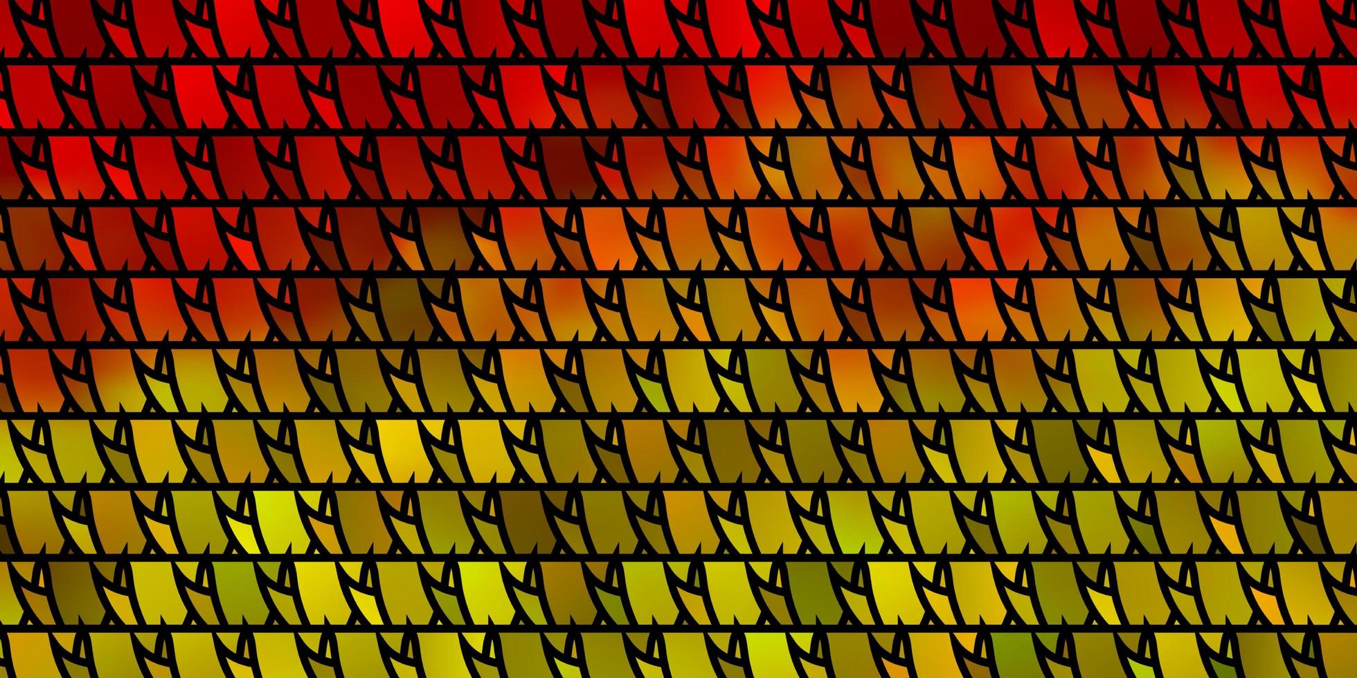 patrón de vector naranja claro con estilo poligonal