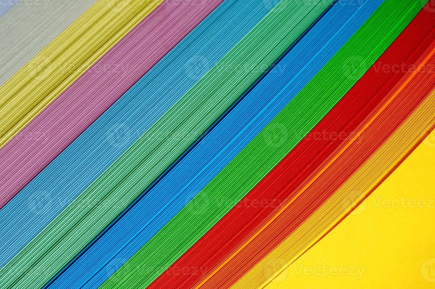 papeles multicolores con textura de fondo foto